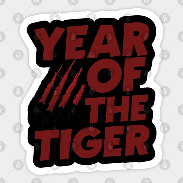 Year Of The Tiger Chinese New Year 2022 Sticker by TheAparrelPub